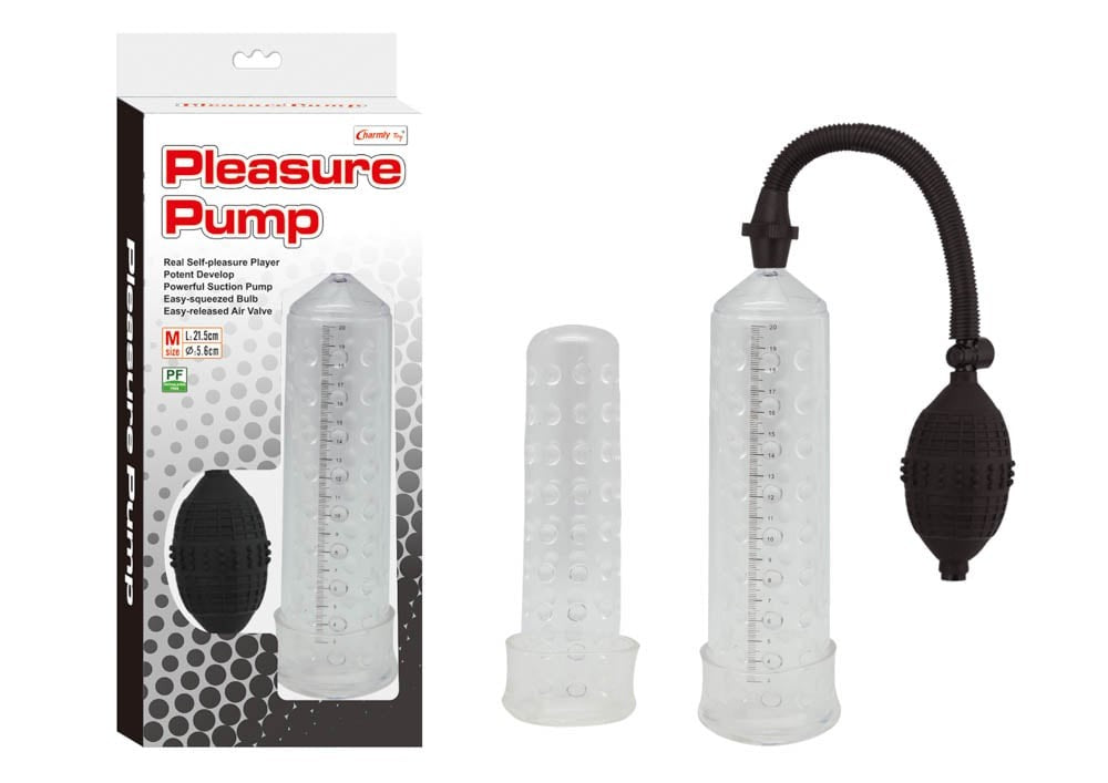 Pleasure Pump - Pompă pentru penis, alb, 21.5 cm - detaliu 1