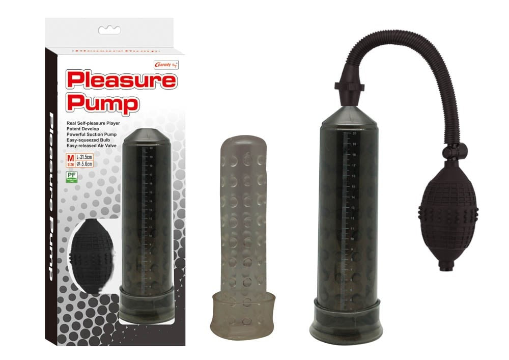 Pleasure Pump - Pompă pentru penis, gri, 21.5 cm - detaliu 1