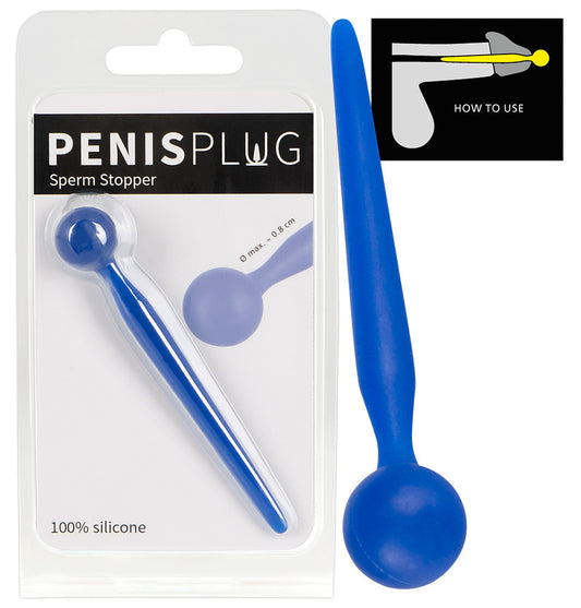 Plug pentru Penis din Silicon, Lungime 9,6 cm