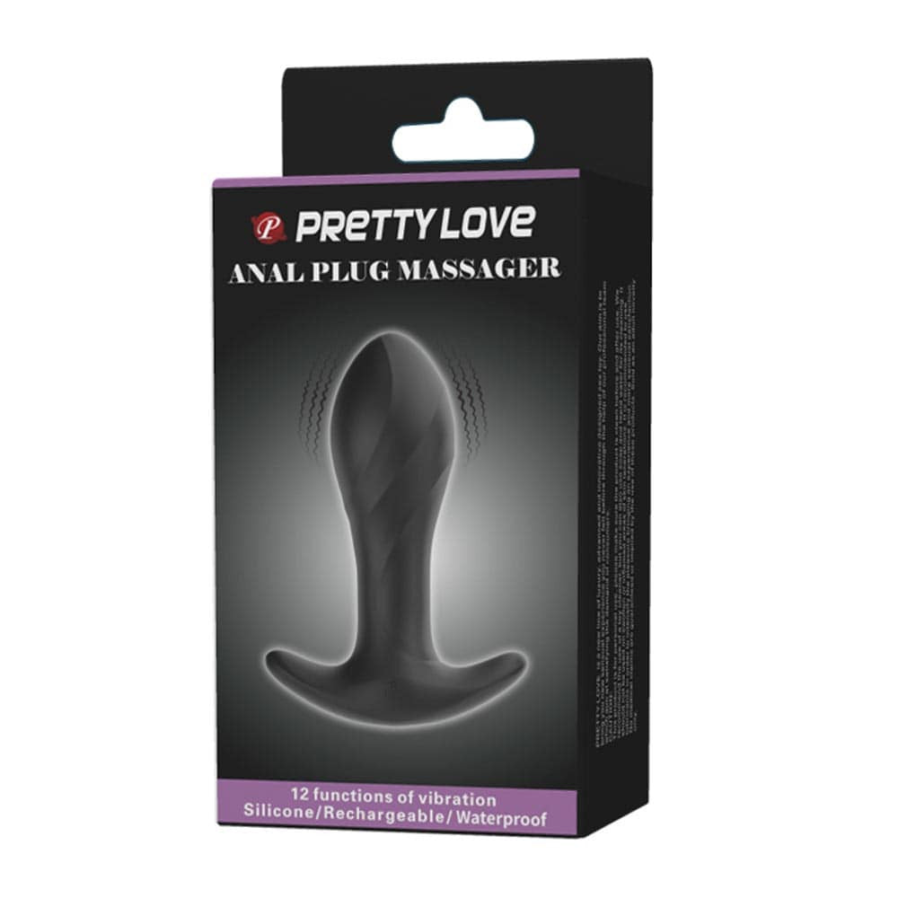 Pretty Love Anal Plug Massager - Dop Anal cu 12 Functii Vibratie, 10,5 cm - detaliu 1