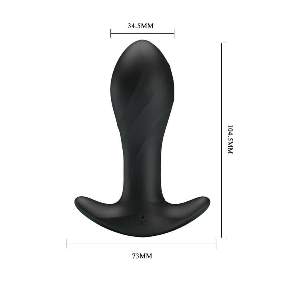 Pretty Love Anal Plug Massager - Dop Anal cu 12 Functii Vibratie, 10,5 cm - detaliu 4