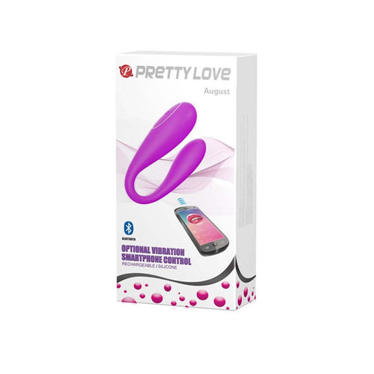 Pretty Love August - Stimulator Clitoris cu Control prin Aplicatie, 9,5 cm - detaliu 2