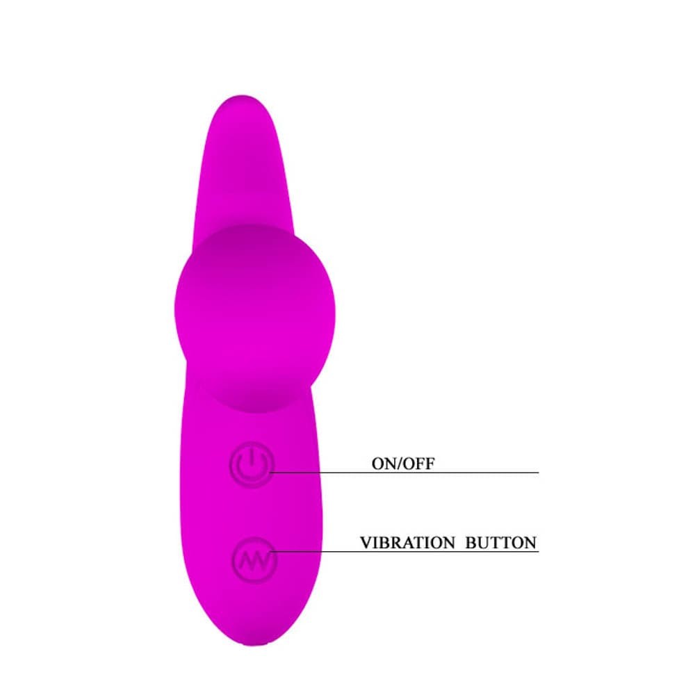 Pretty Love Backie - Stimulator Prostata din Silicon cu 30 Tipuri Vibratie, 13 cm - detaliu 2