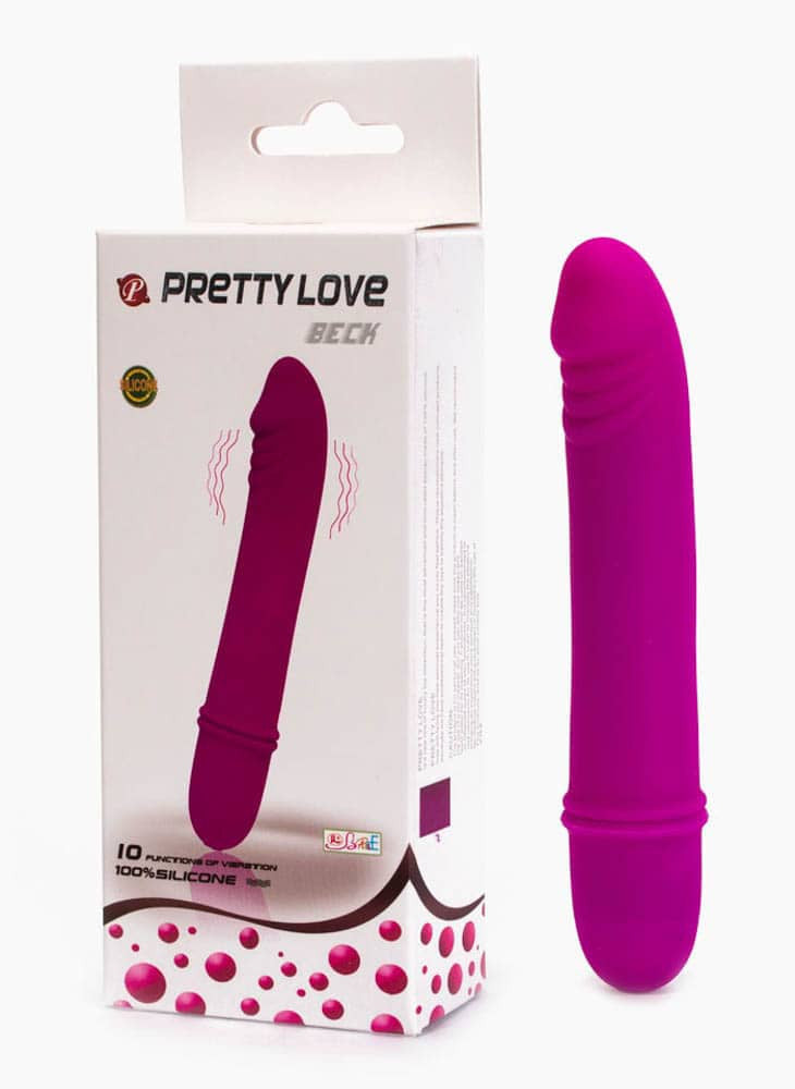 Pretty Love Beck - vibrator din silicon, 12 cm - detaliu 3