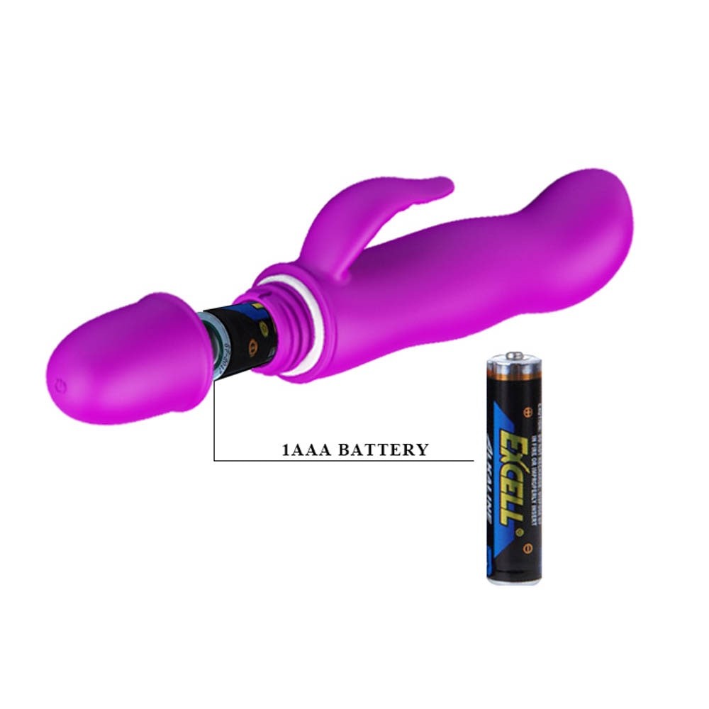 Pretty Love Blithe - Mini Vibrator cu Stimulator Punct G si Clitoris, 11 cm