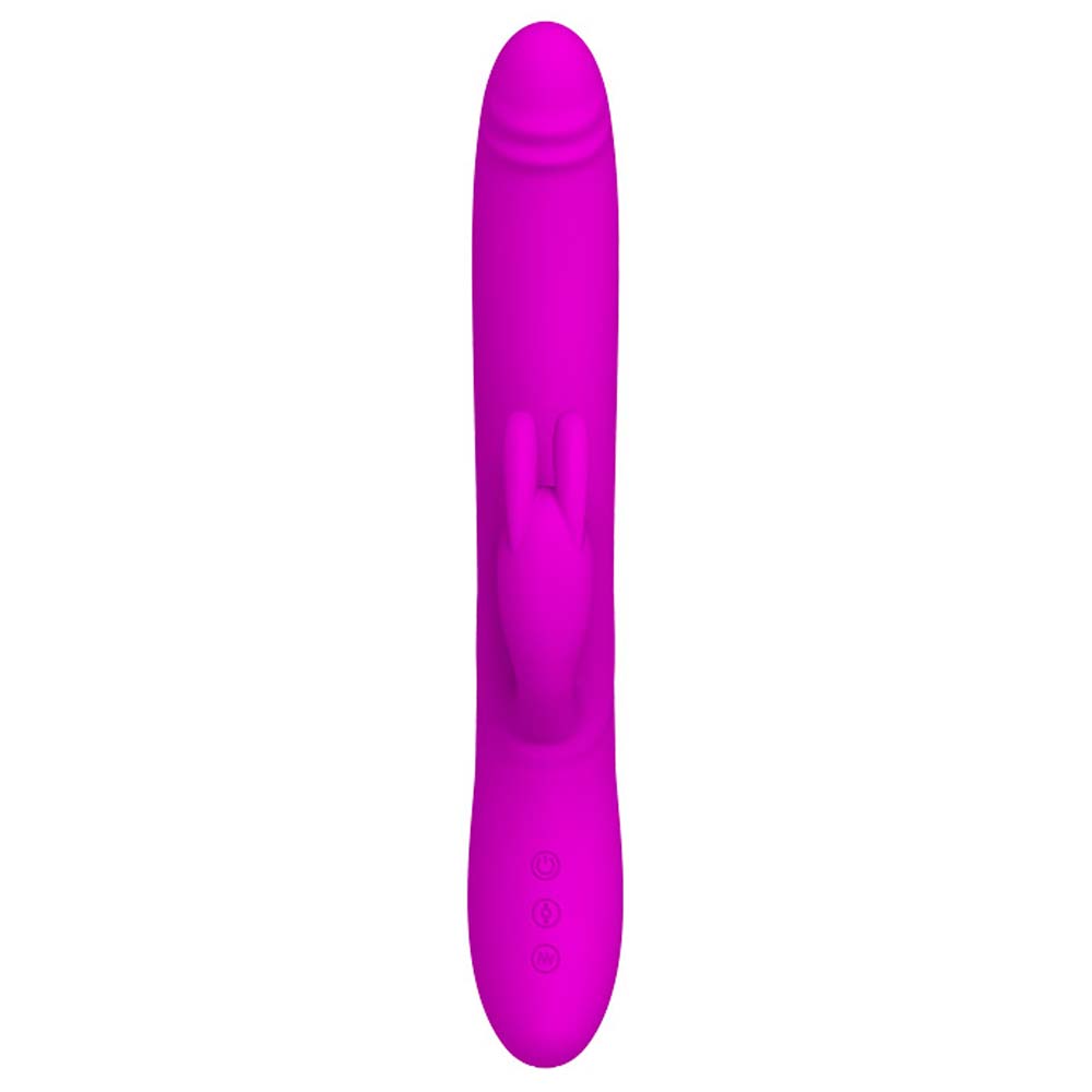 Pretty Love Byron - Vibrator Iepuras cu Bile Miscatoare, 25 cm