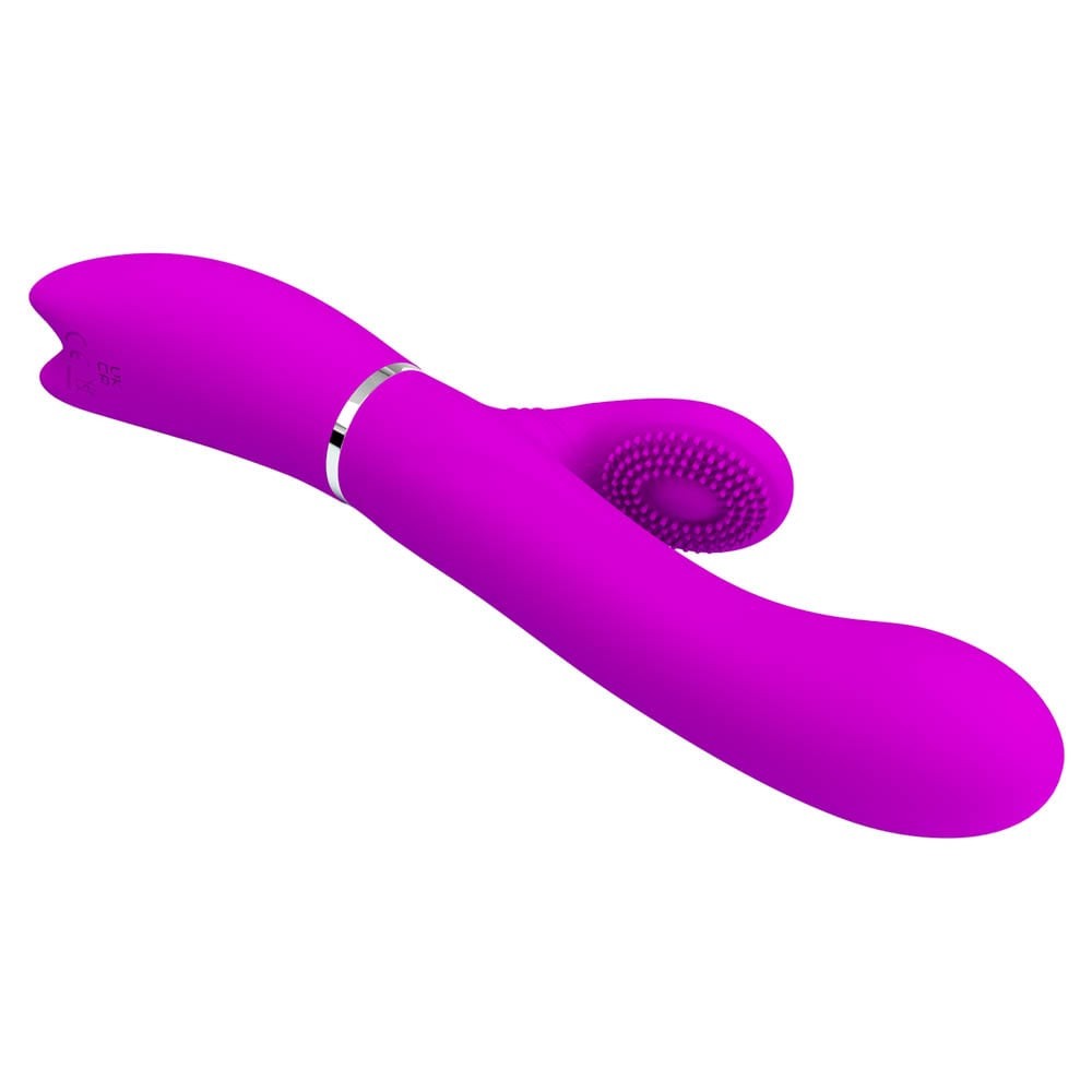Pretty Love Clitoris - Vibrator Iepuras cu Functie de Ondulare, 21 cm - detaliu 2