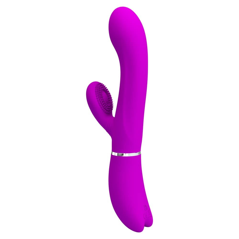 Pretty Love Clitoris - Vibrator Iepuras cu Functie de Ondulare, 21 cm - detaliu 3