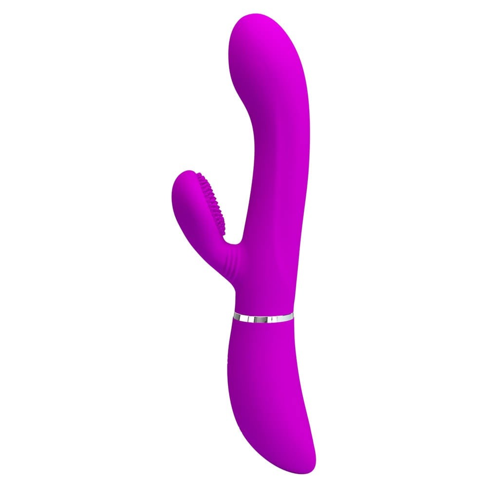 Pretty Love Clitoris - Vibrator Iepuras cu Functie de Ondulare, 21 cm - detaliu 4