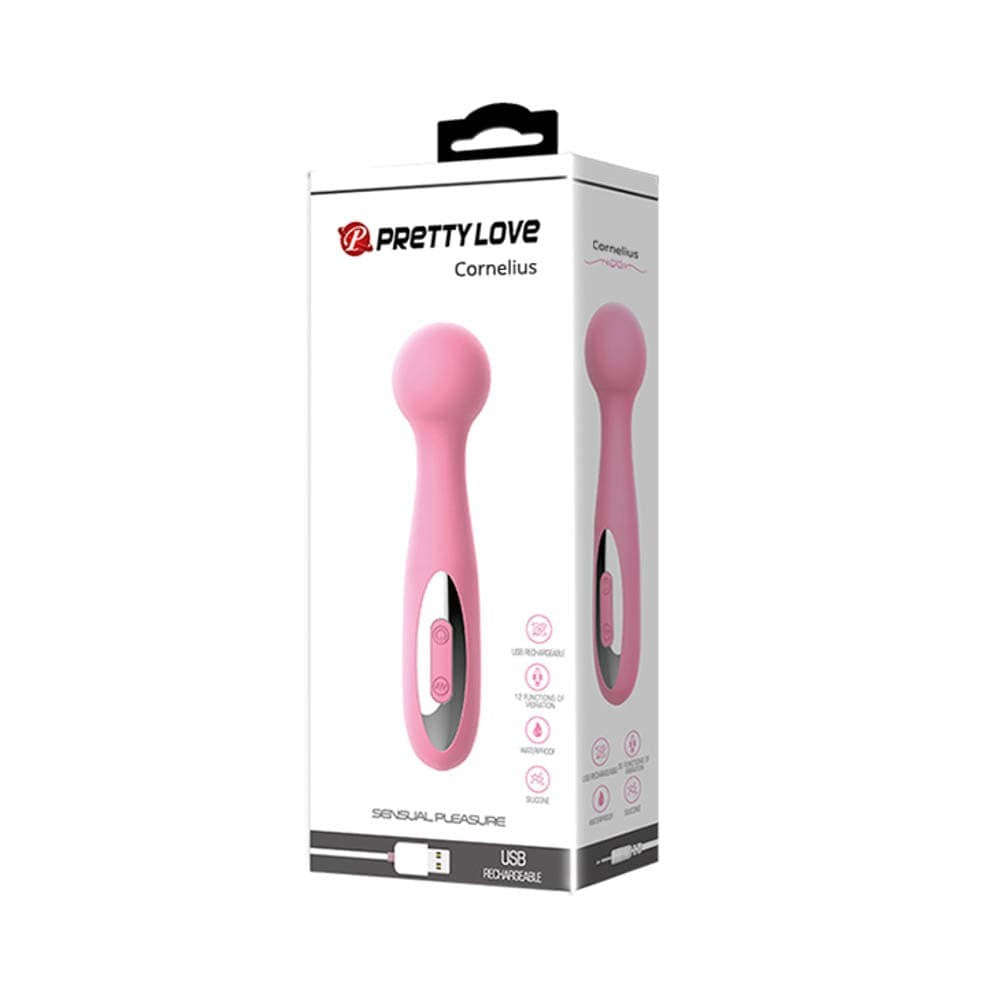 Pretty Love Cornelius - Vibrator Bagheta din Silicon, 15 cm - detaliu 6