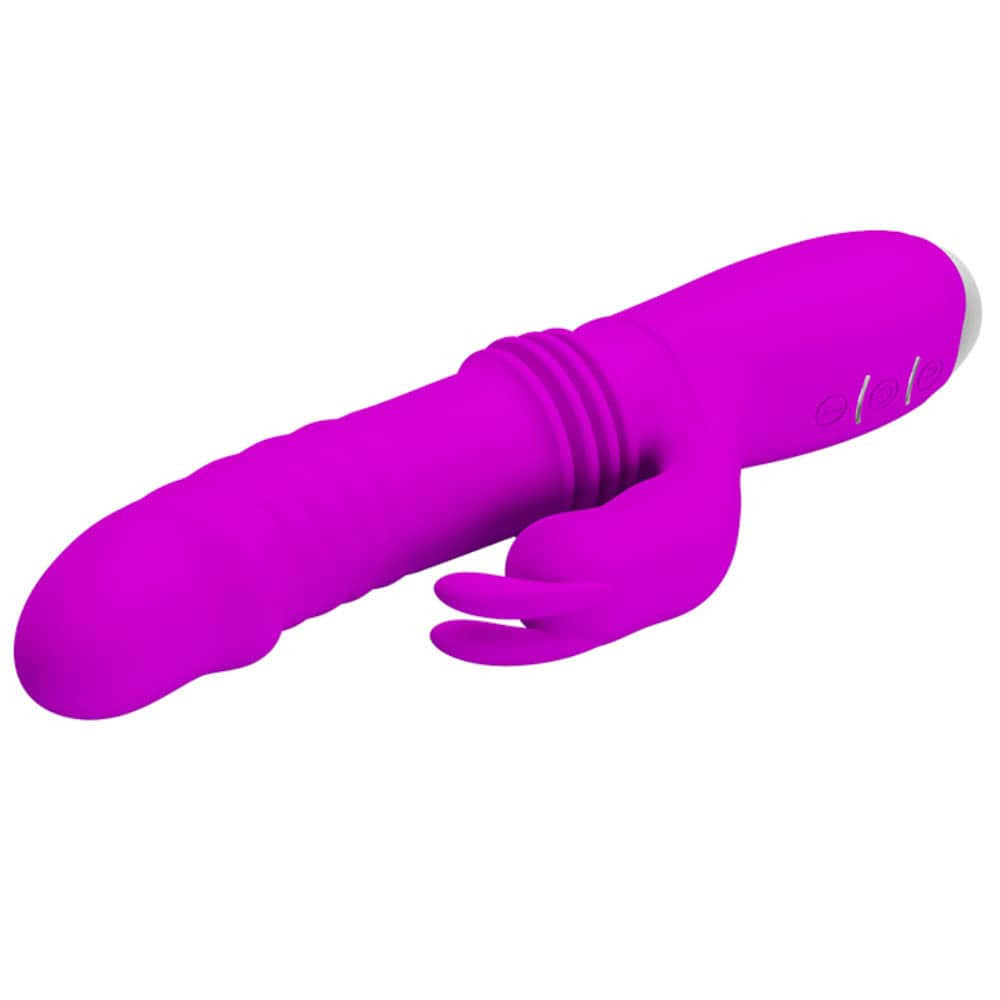 Pretty Love Dorothy Mov - Vibrator Iepuras cu Functie Impingere, 19,7 cm - detaliu 4