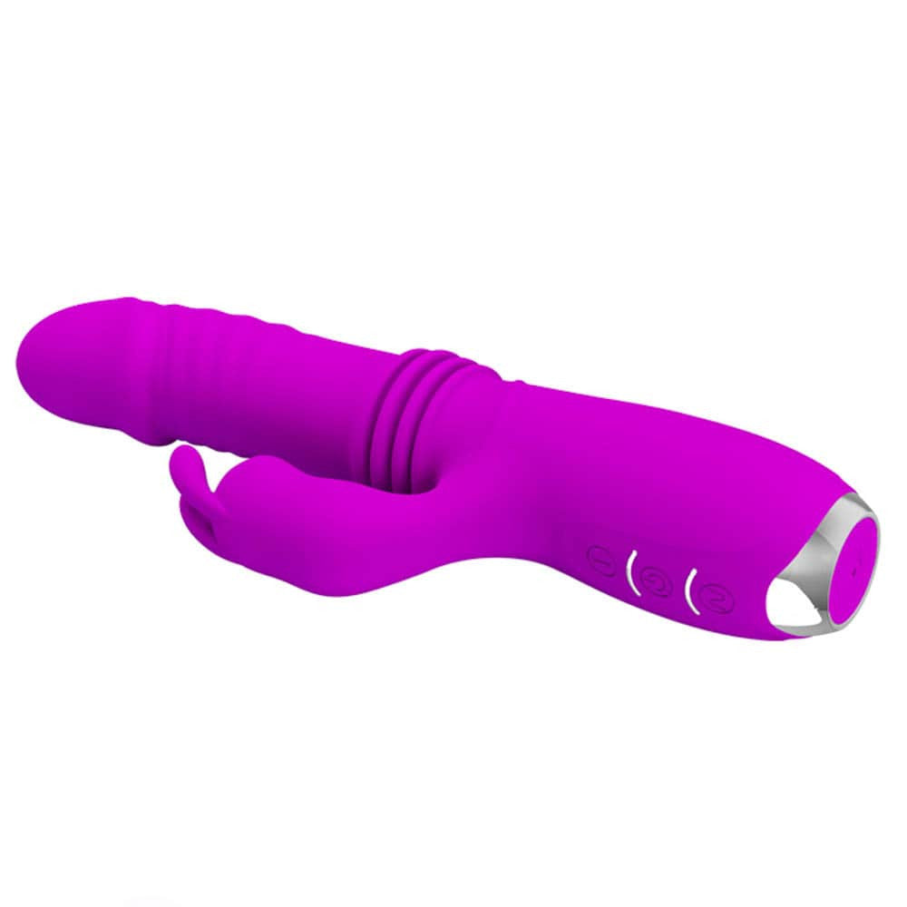 Pretty Love Dorothy Mov - Vibrator Iepuras cu Functie Impingere, 19,7 cm - detaliu 7