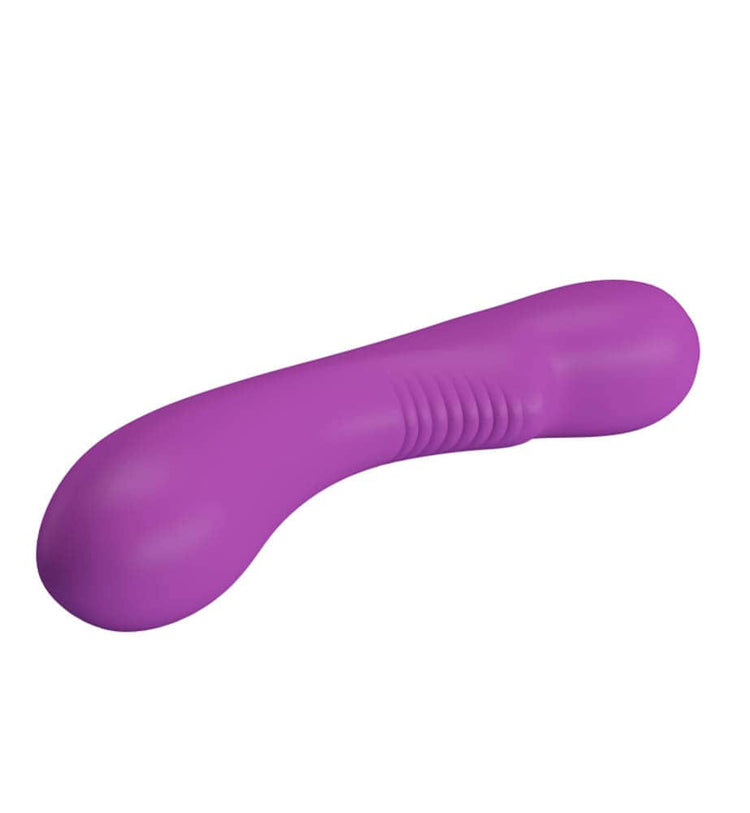 Pretty Love Elsa Purple - Vibrator G Spot Reincarcabil, 19.5x4 cm - detaliu 1