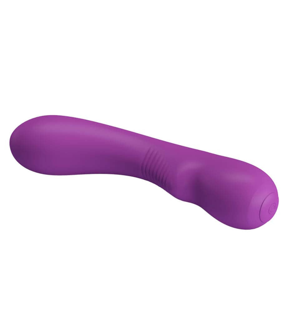 Pretty Love Elsa Purple - Vibrator G Spot Reincarcabil, 19.5x4 cm - detaliu 2