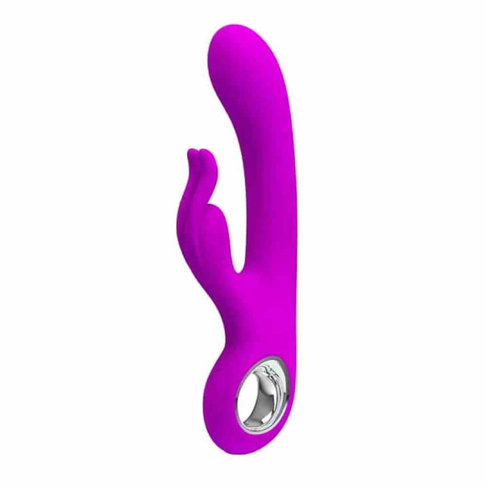 Pretty Love Hot Rabbit - Vibrator cu Stimulare Duala, 19x3.3 cm - detaliu 3