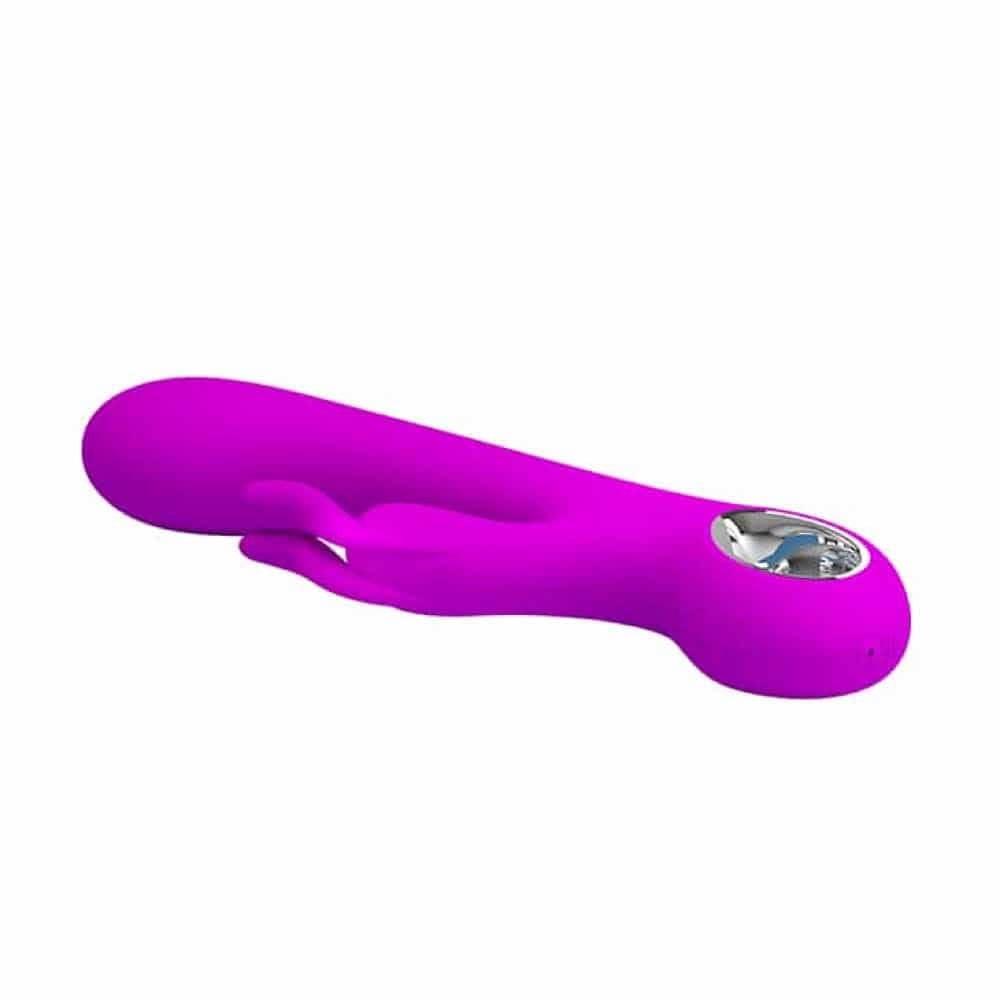 Pretty Love Hot Rabbit - Vibrator cu Stimulare Duala, 19x3.3 cm - detaliu 4