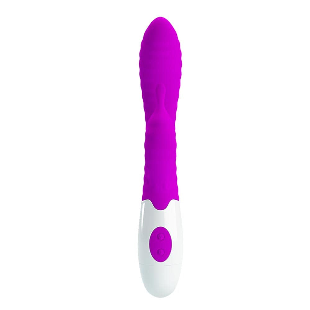 Pretty Love Hyman - Vibrator iepuraș, mov, 20 cm - detaliu 5