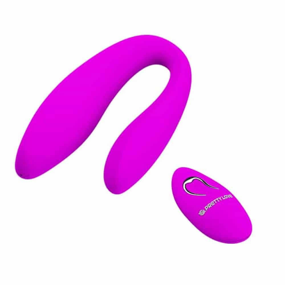 Pretty Love Letitia - Vibrator pentru Cuplu cu 12 Functii de Vibratie, 10,3 cm