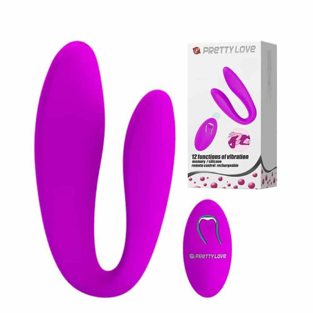 Pretty Love Letitia - Vibrator pentru Cuplu cu 12 Functii de Vibratie, 10,3 cm - detaliu 1