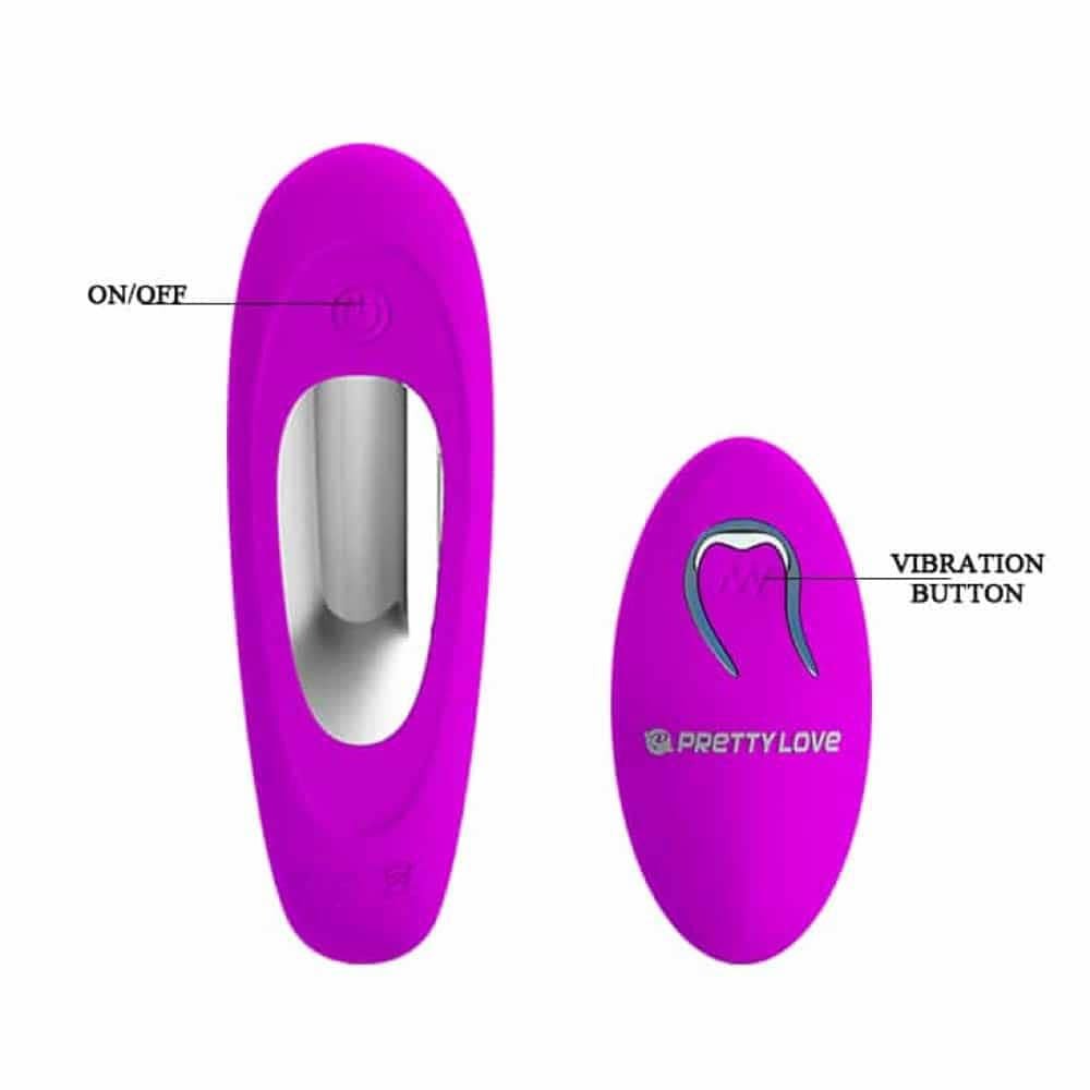 Pretty Love Letitia - Vibrator pentru Cuplu cu 12 Functii de Vibratie, 10,3 cm - detaliu 6