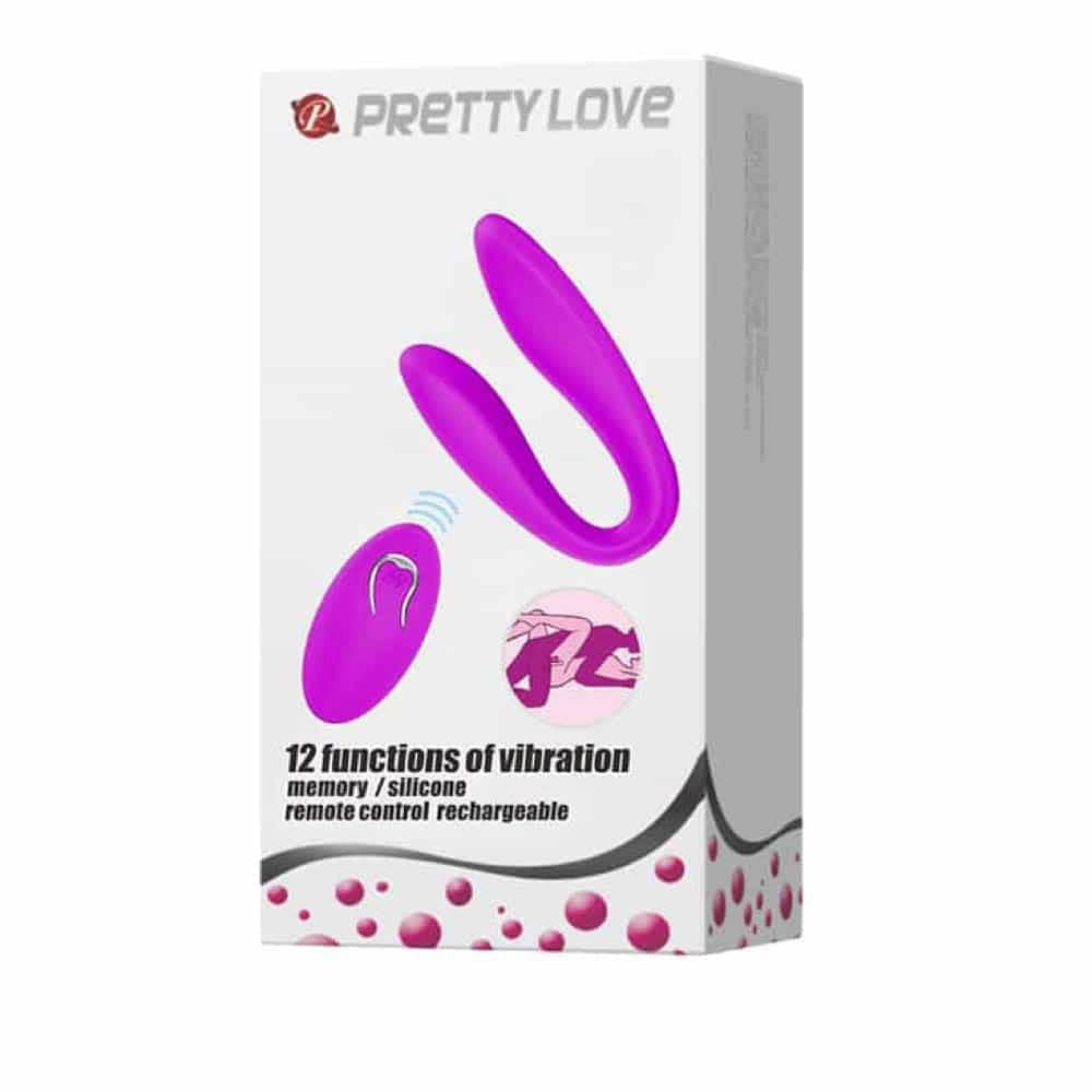 Pretty Love Letitia - Vibrator pentru Cuplu cu 12 Functii de Vibratie, 10,3 cm - detaliu 8