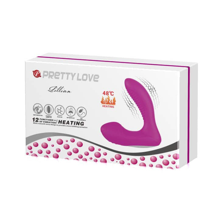 Pretty Love Lillian - Stimulator Prostata cu Vibratii si Incalzire, 12 cm - detaliu 5