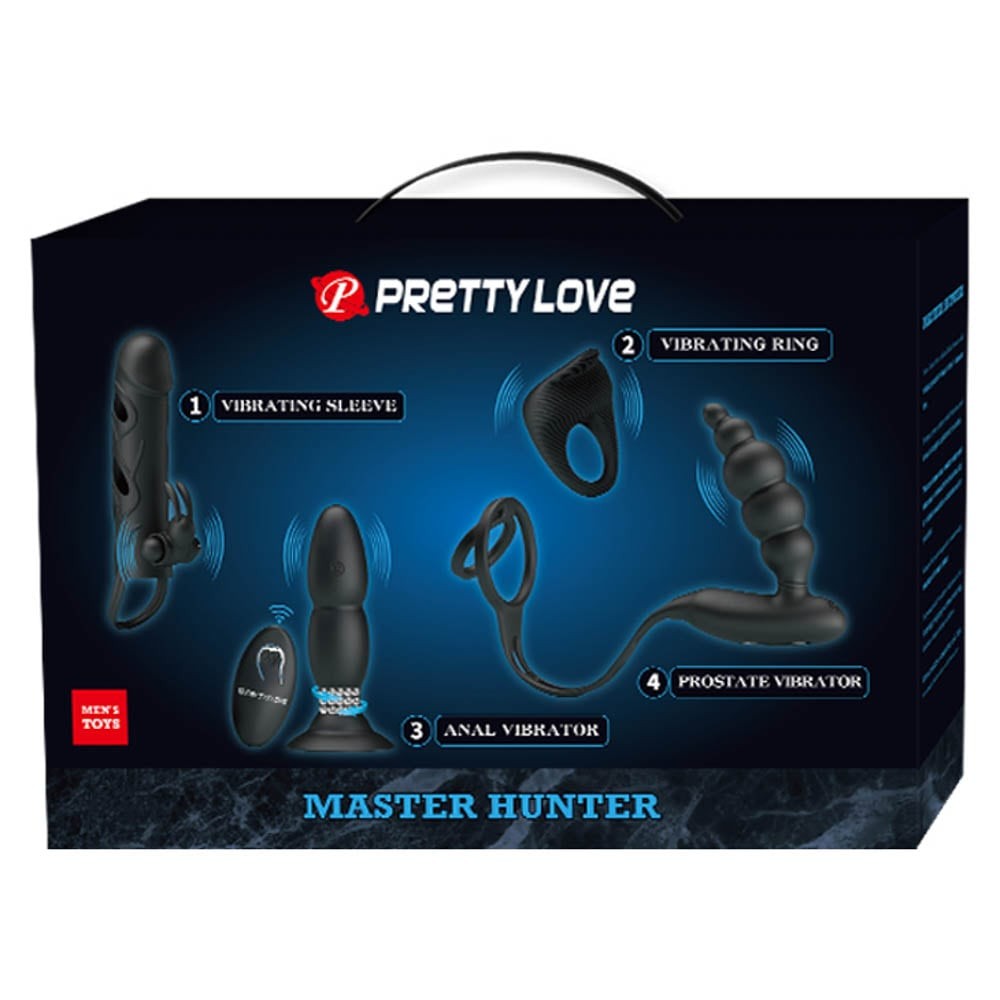 Pretty Love Master Hunter - Set 4 Jucarii Sexuale din Silicon - detaliu 10