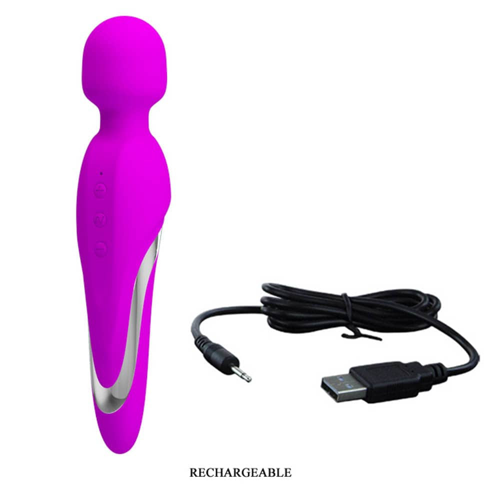 Pretty Love Mortimer - Vibrator pentru Masaj cu Incalzire, 48 grade, 21 cm - detaliu 2