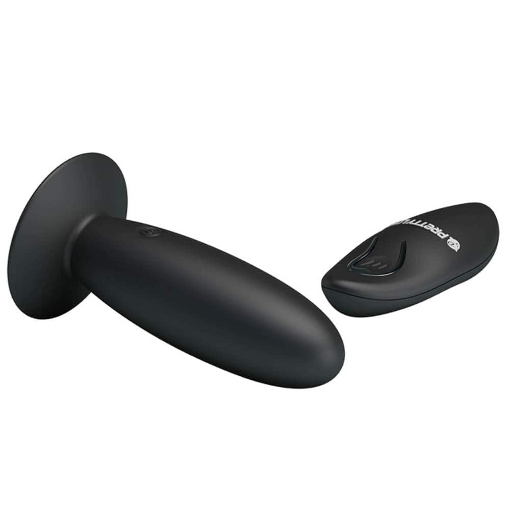 Pretty Love Remote Control Vibrating Plug - Dop Anal cu Telecomanda, 11 cm - detaliu 2