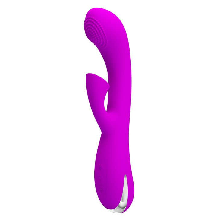 Pretty Love Roy - Vibrator Iepure cu Functie Aspirare Clitoris, 20.5x3.5 cm - detaliu 4