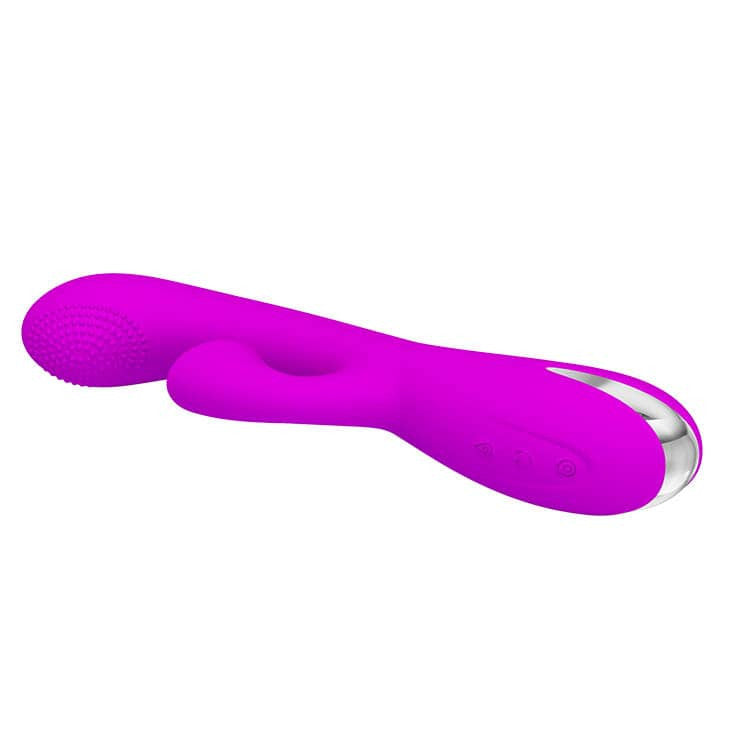 Pretty Love Roy - Vibrator Iepure cu Functie Aspirare Clitoris, 20.5x3.5 cm - detaliu 5