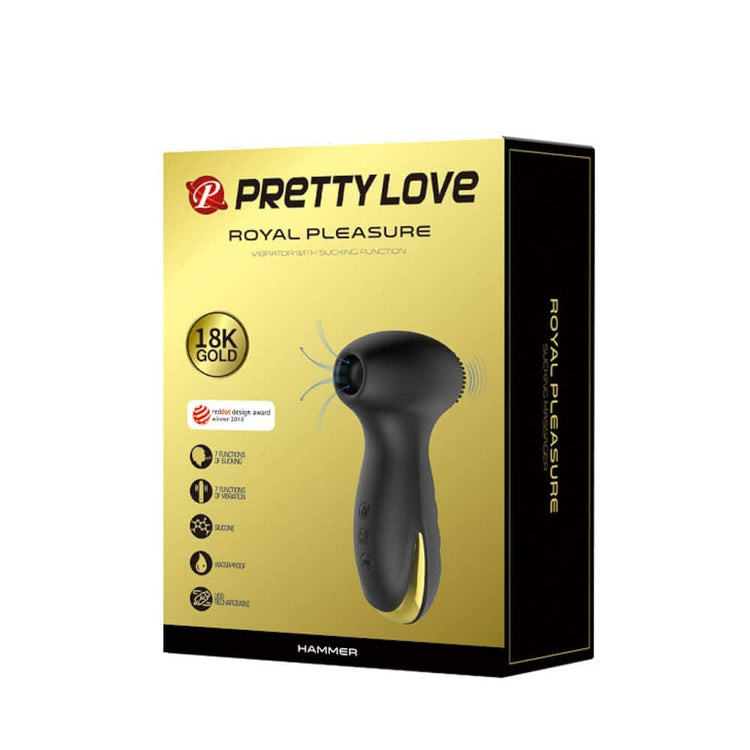 Pretty Love Royal Pleasure Hammer - Stimulator de clitoris, 12.5x1.8 cm - detaliu 2