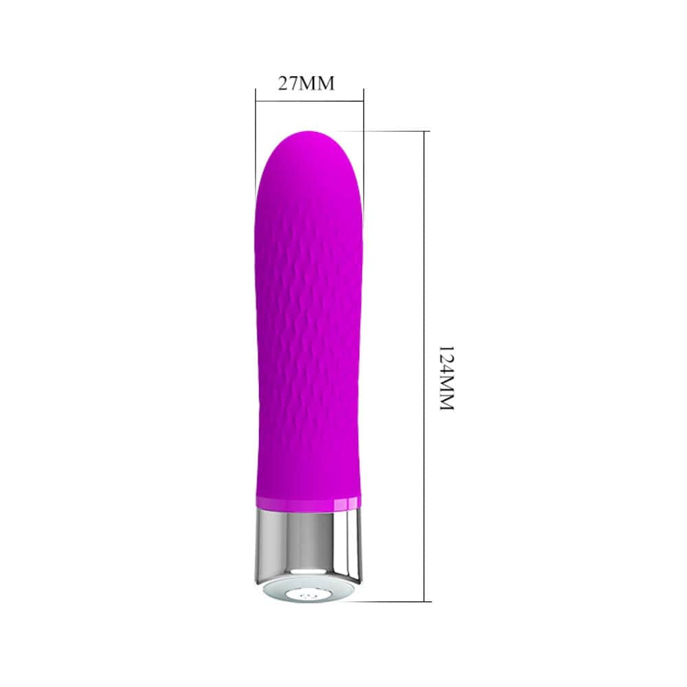 Pretty Love Sebastian - Vibrator Bullet cu 12 Functii, Silicon, 12 cm - detaliu 1