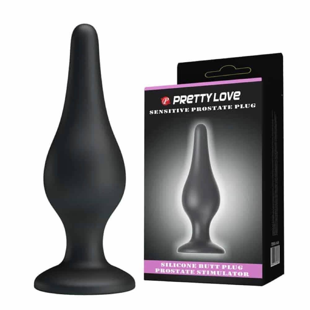 Pretty Love Sensitive Prostate Plug - Dop Anal din Silicon, 14 cm - detaliu 3