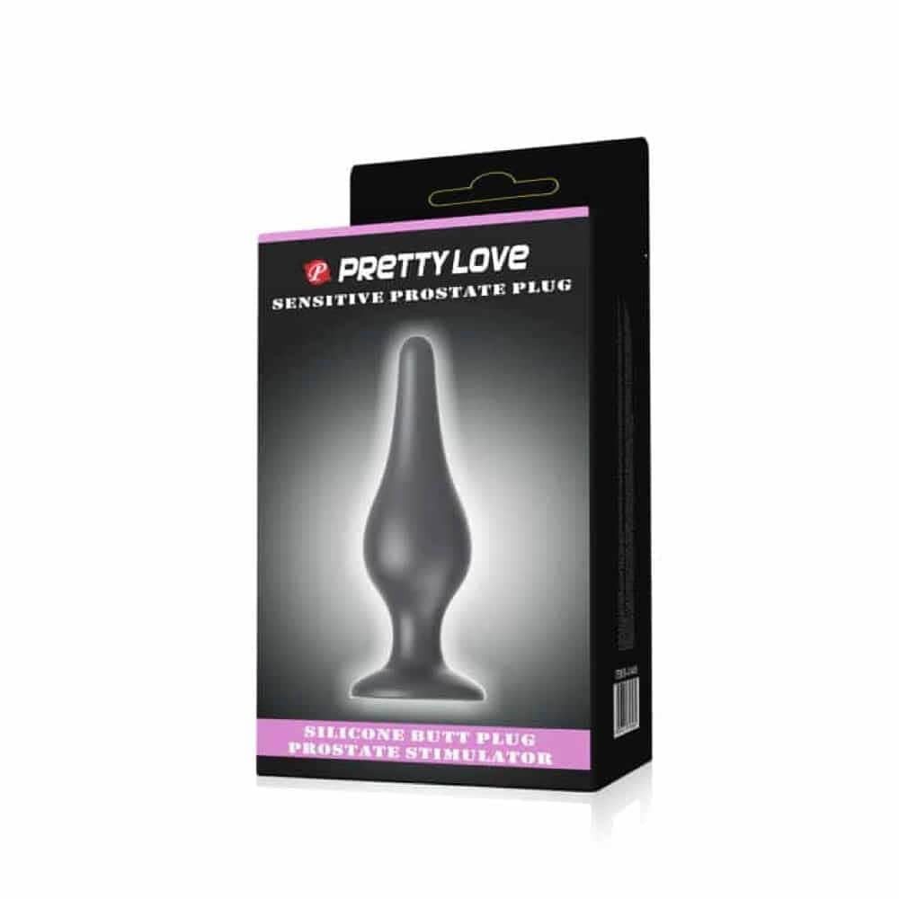 Pretty Love Sensitive Prostate Plug - Dop Anal din Silicon, 14 cm - detaliu 5