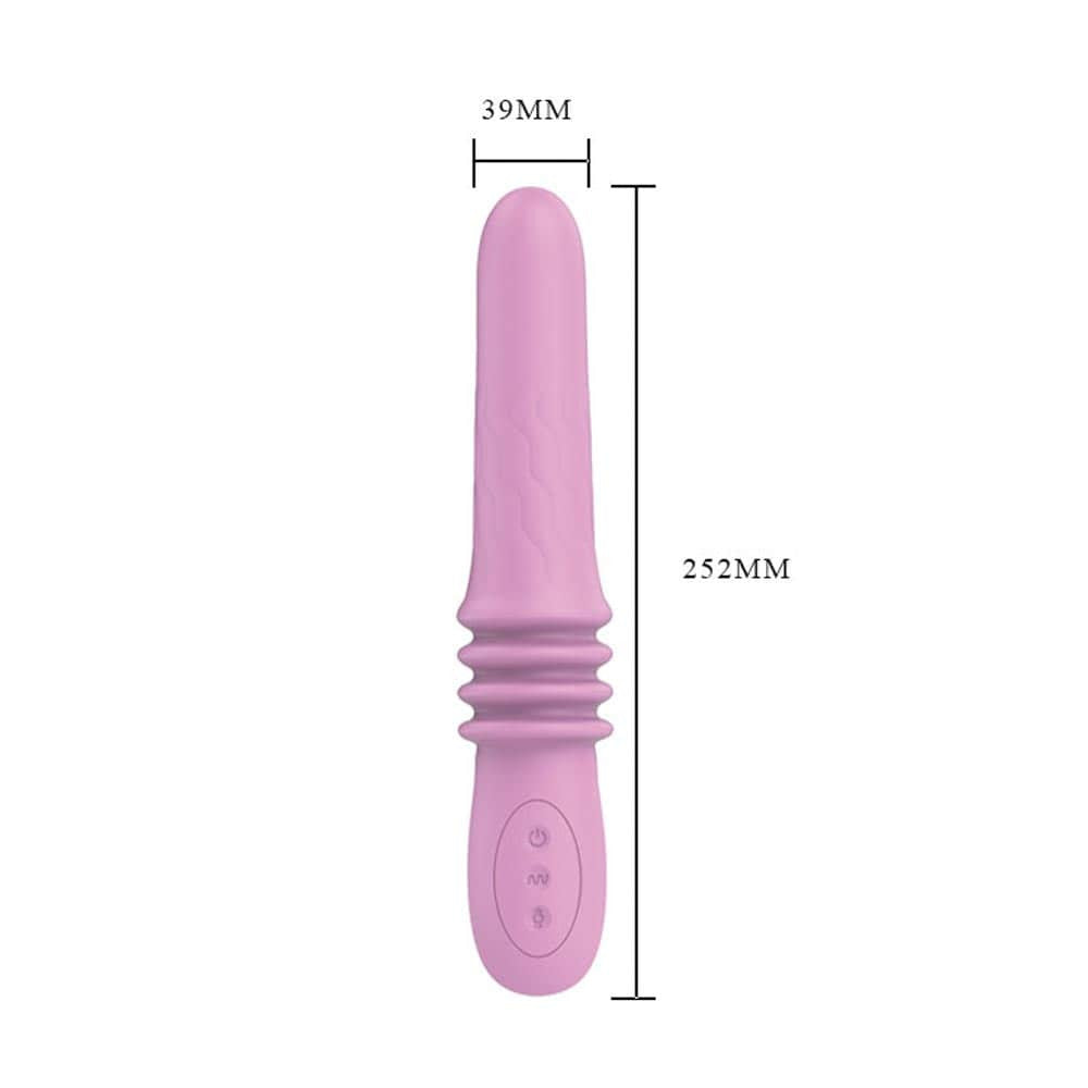 Pretty Love Susie Pink - Vibrator cu Functie Impingere, 25x4 cm - detaliu 6