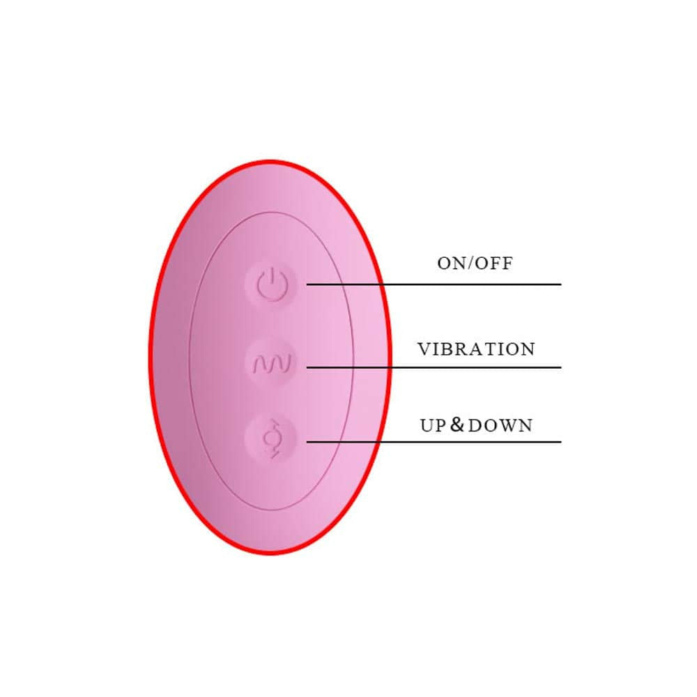Pretty Love Susie Pink - Vibrator cu Functie Impingere, 25x4 cm - detaliu 8
