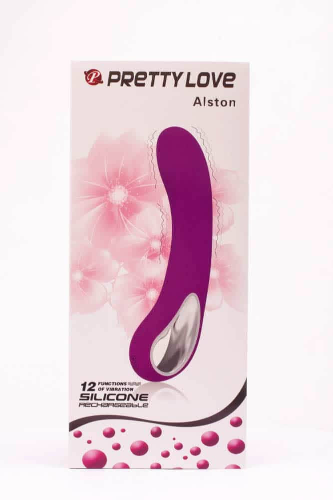 Pretty Love - Vibrator din silicon, mov, 20 cm - detaliu 4