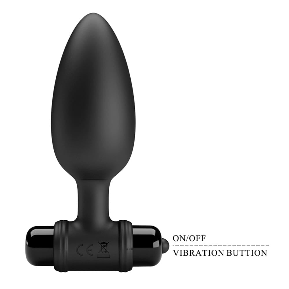 Pretty Love Vibro Plug II - Dop Anal cu Vibratie, 11,8 cm - detaliu 1
