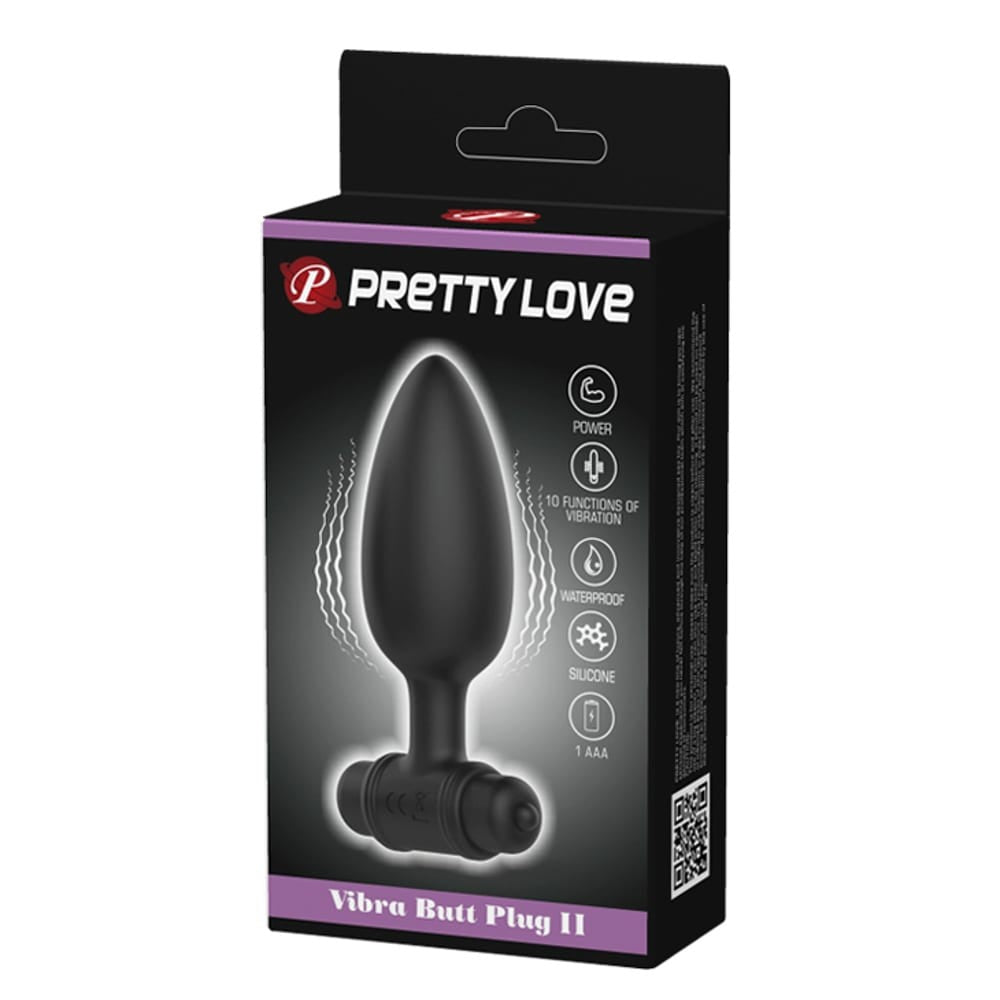Pretty Love Vibro Plug II - Dop Anal cu Vibratie, 11,8 cm - detaliu 7