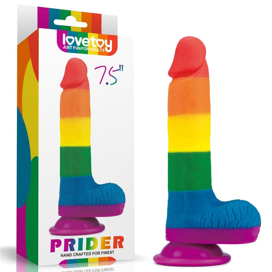 Prider - Dildo cu ventuză, 19.5 cm - detaliu 6