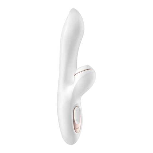 Pro + G-Spot - Vibrator Punct G cu Stimulare Clitoris prin Aspiratie, 22 cm 