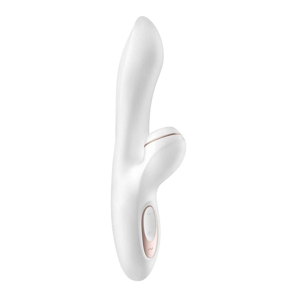 Pro + G-Spot - Vibrator Punct G cu Stimulare Clitoris prin Aspiratie, 22 cm 