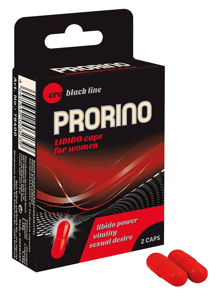 Prorino Black Line - Capsule pentru Crestere Libidou Femei, 2 caps.