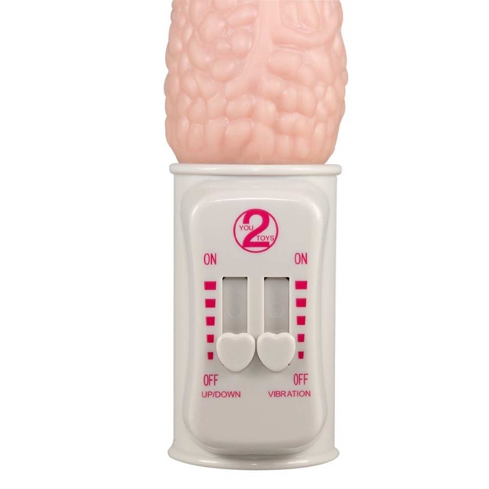Push it - Vibrator realist, flesh, 27.5 cm - detaliu 1