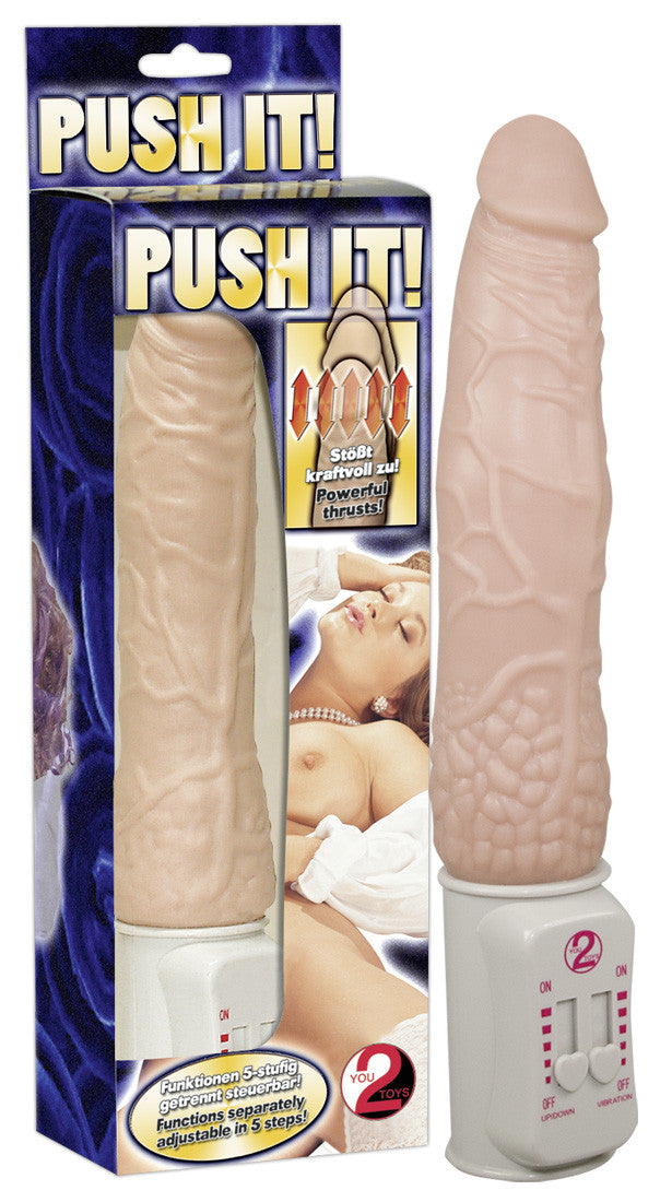 Push it - Vibrator realist, flesh, 27.5 cm - detaliu 4