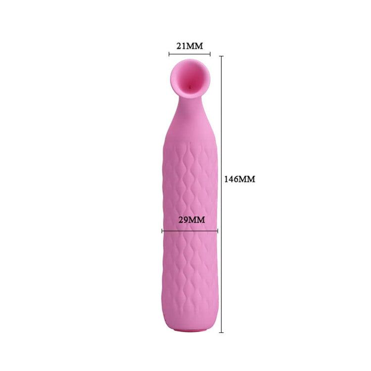 Quentin - Stimulator clitoris, roz, 14.6 cm