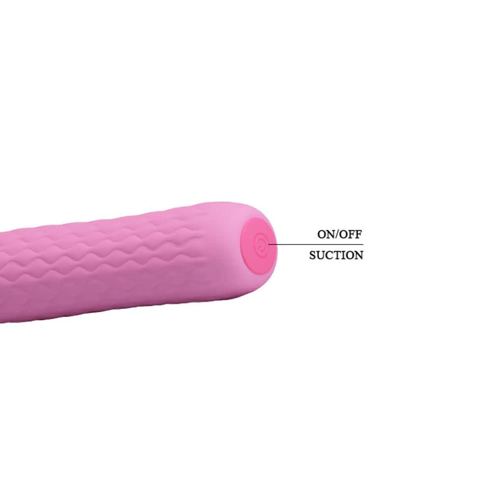 Quentin - Stimulator clitoris, roz, 14.6 cm - detaliu 4