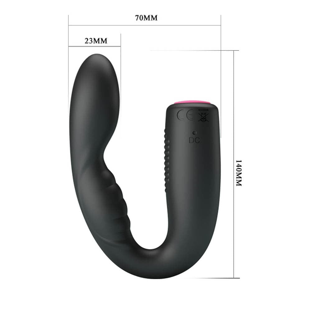 Quintion - Vibrator punct G, negru, 10.4 cm