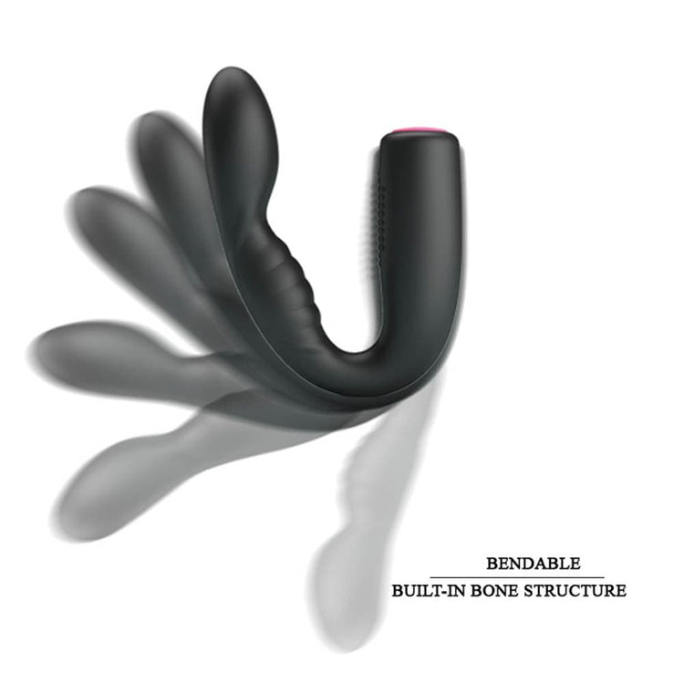 Quintion - Vibrator punct G, negru, 10.4 cm - detaliu 5